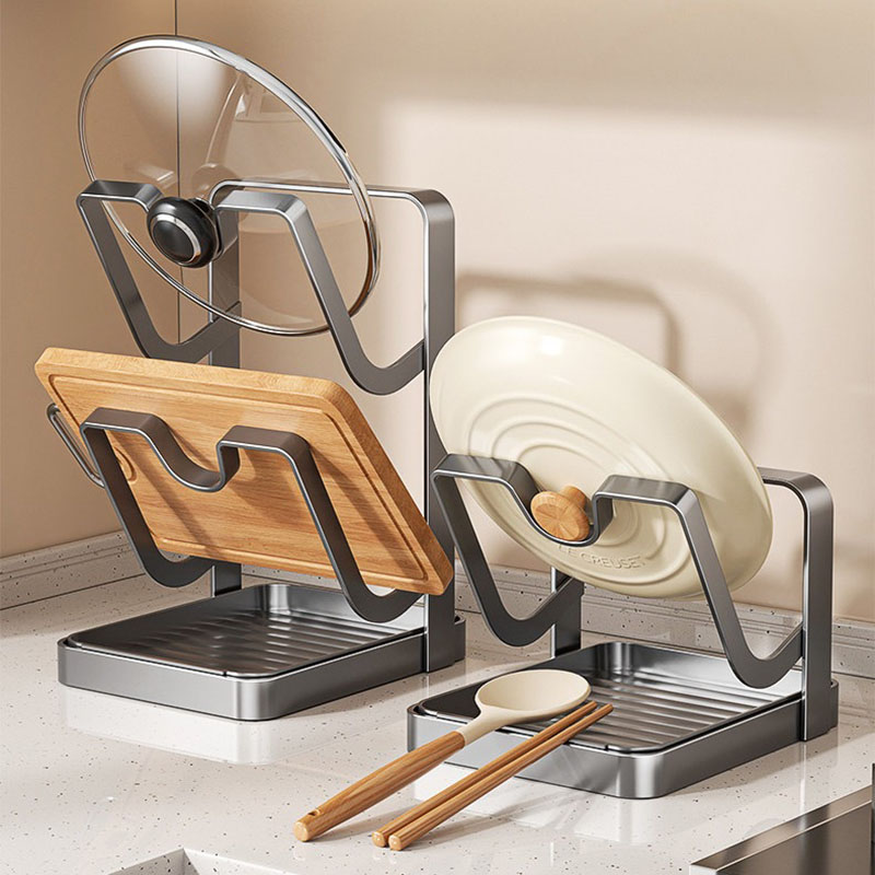 Kitchen Gadgets Under 100 - Wytrzymały stojak na pokrywki garnków ze