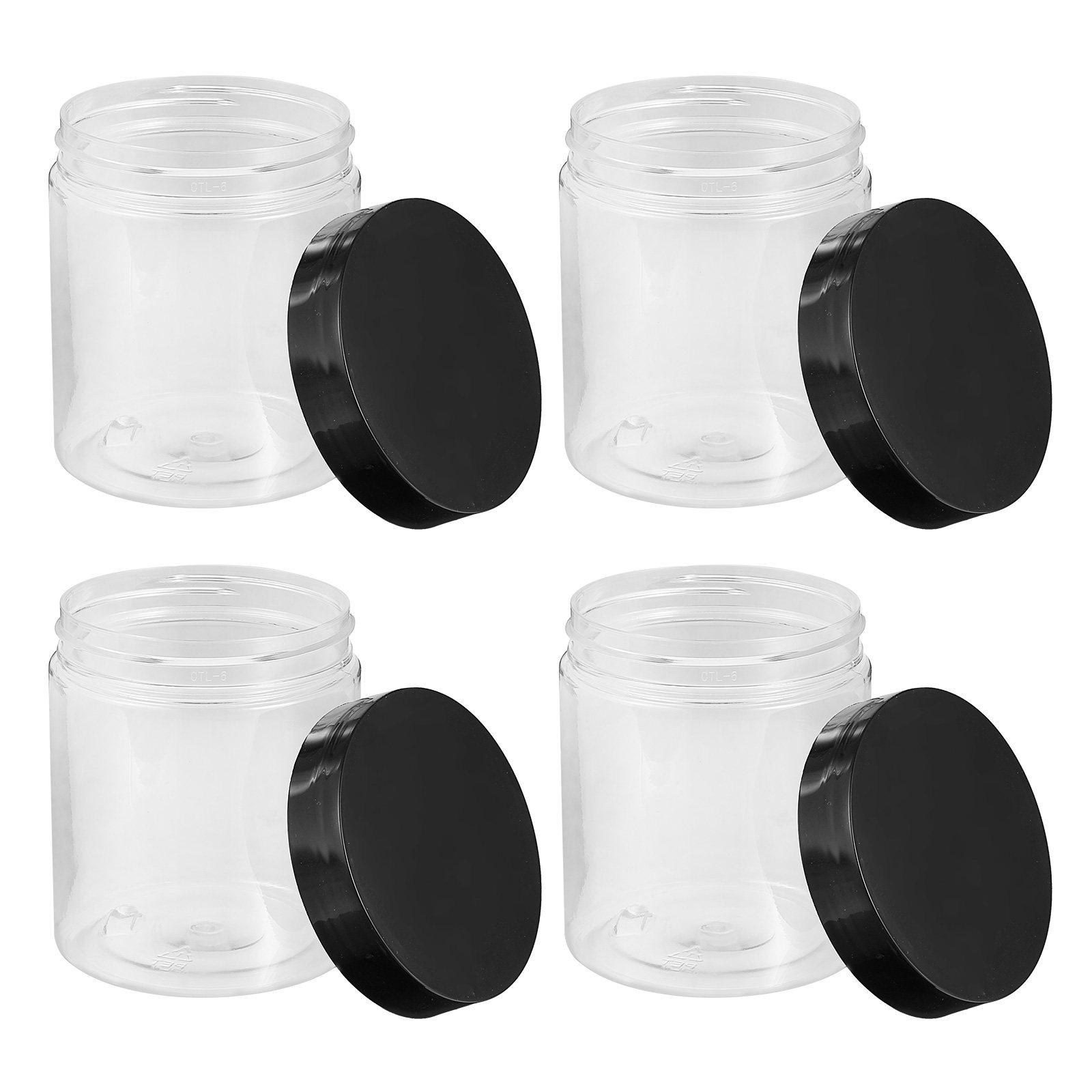 Food Storage Containers - 12 sztuk przezroczystych plastikowych pojemników do