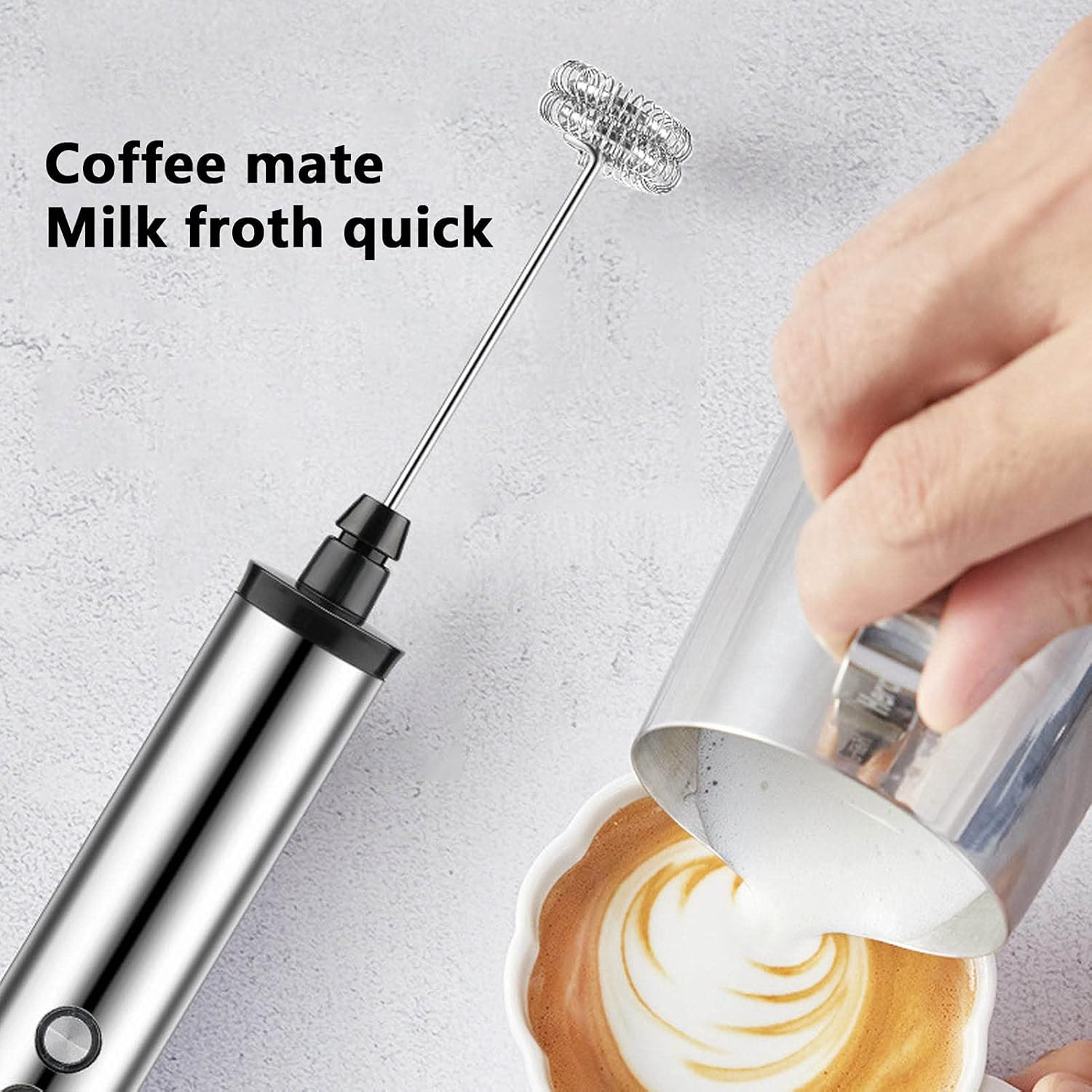 Kitchen Gadgets Mixer - Elektryczny trzepak do mleka 3 w