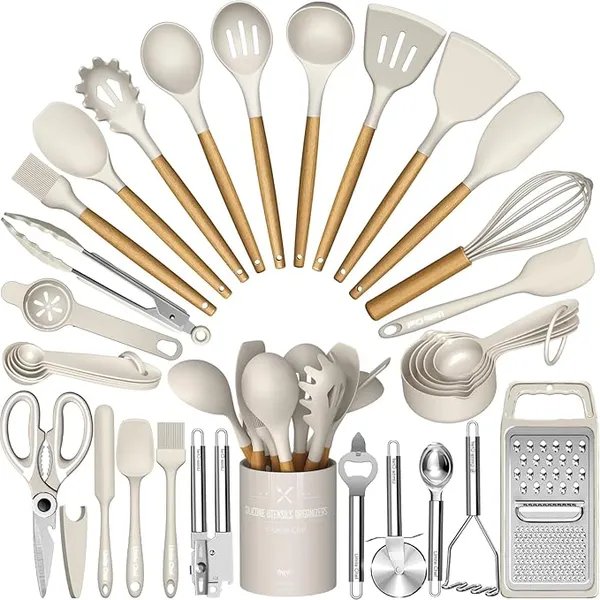 Kitchen Gadgets For Chefs - Zestaw silikonowych przyborów kuchennych dla szefów