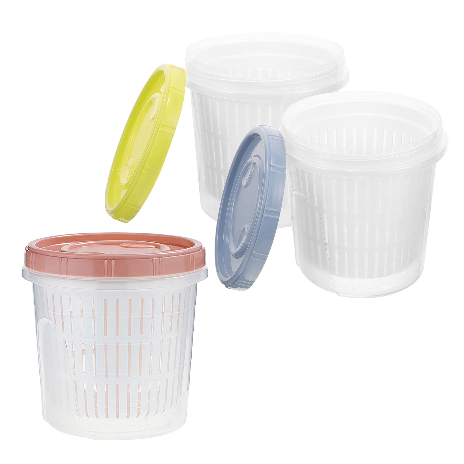 Food Storage Containers - 3 szt. Słoików do przechowywania ogórków,