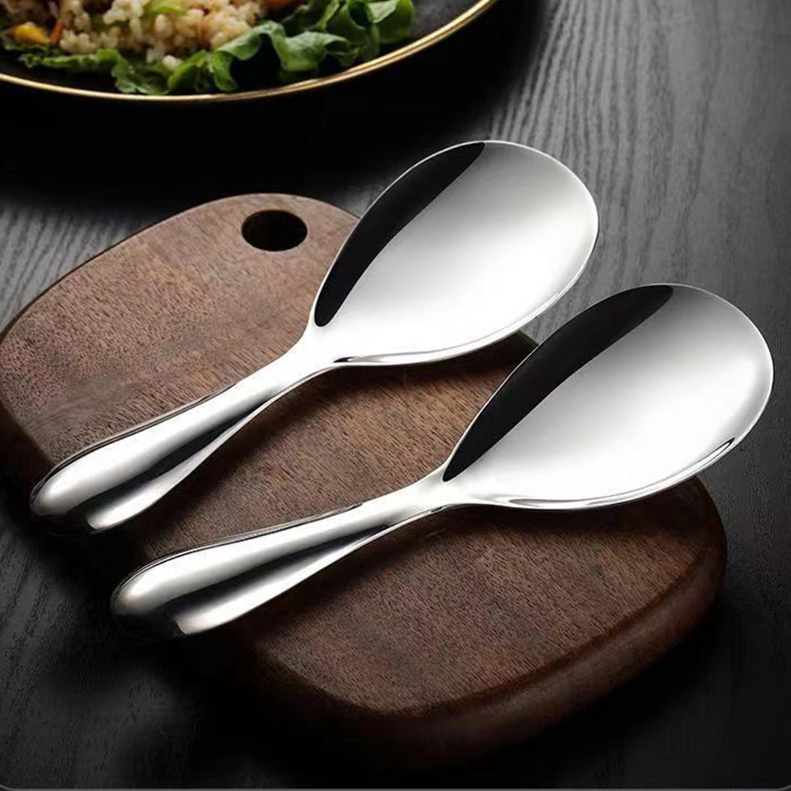Kitchen Gadgets Under 100 - Łyżka do ryżu ze stali nierdzewnej,