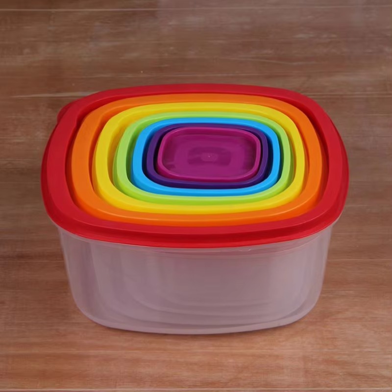 Rainbow 7-częściowy plastikowy – Food Storage Containers recenzja i cena