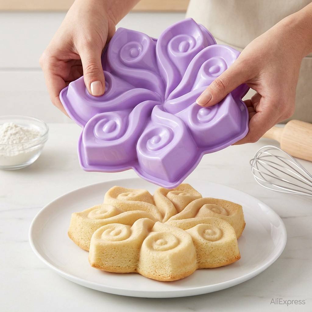 Duża silikonowa forma do ciast – Kitchen Gadgets Deals recenzja i cena