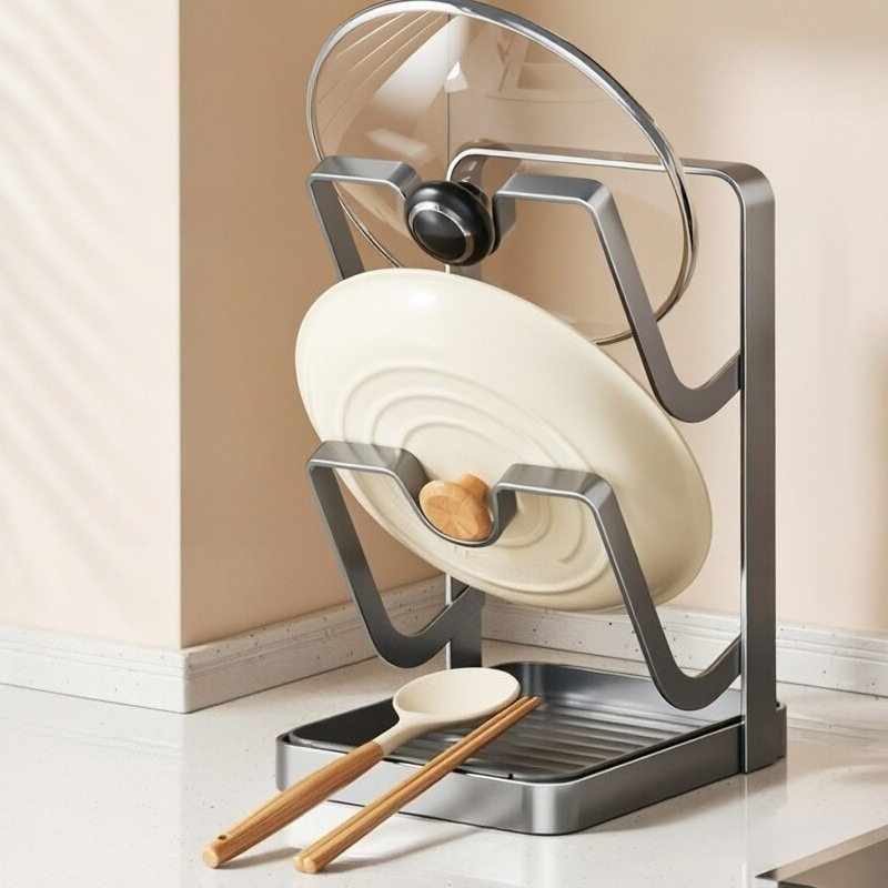 Wytrzymały stojak na pokrywki  – Kitchen Gadgets Under 100 recenzja i cena