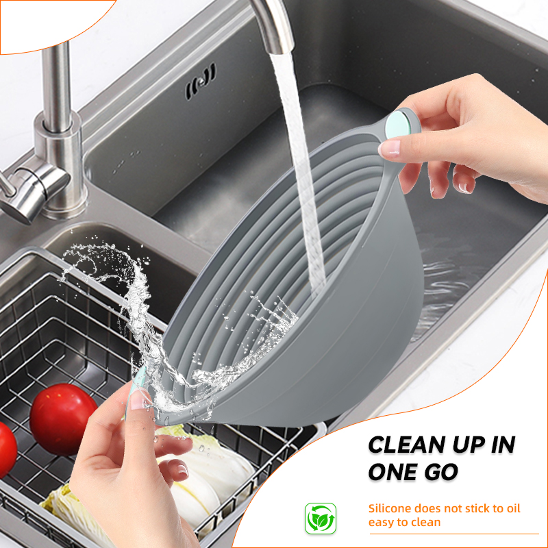 1 szt. Silikonowy składany kos – Kitchen Gadgets Deals recenzja i cena
