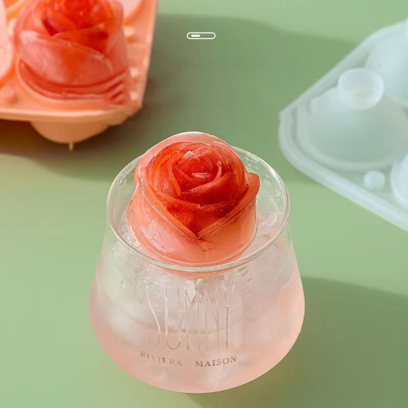 Formy do lodu 3D Rose 4 otwory – Kitchen Gadgets Deals recenzja i cena