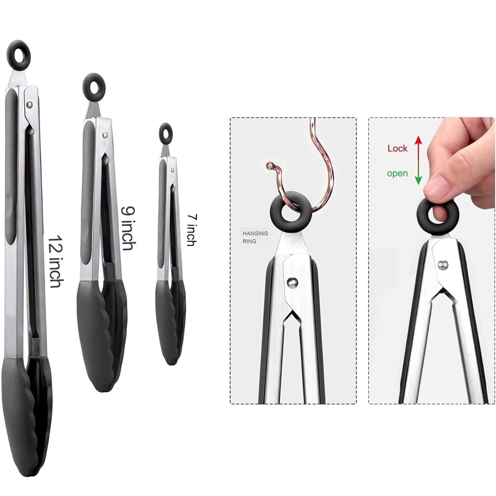 Silikonowe szczypce do grillow – Kitchen Gadgets For Cooking recenzja i cena