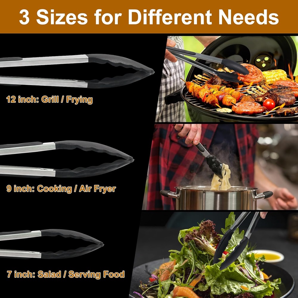 Silikonowe szczypce do grillow – Kitchen Gadgets For Cooking recenzja i cena