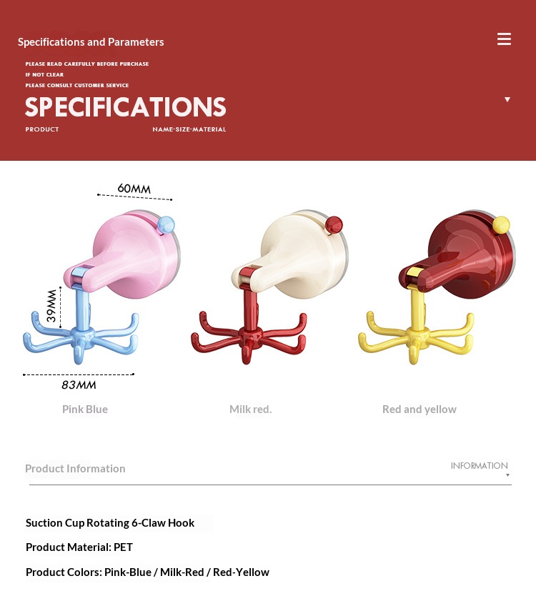 Przyssawkowy obrotowy haczyk k – Kitchen Gadgets Under 100 recenzja i cena