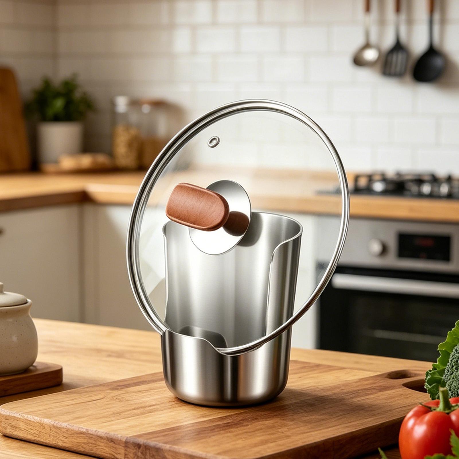 Uchwyt na pokrywy garnków ze s – Kitchen Gadgets And Utensils recenzja i cena